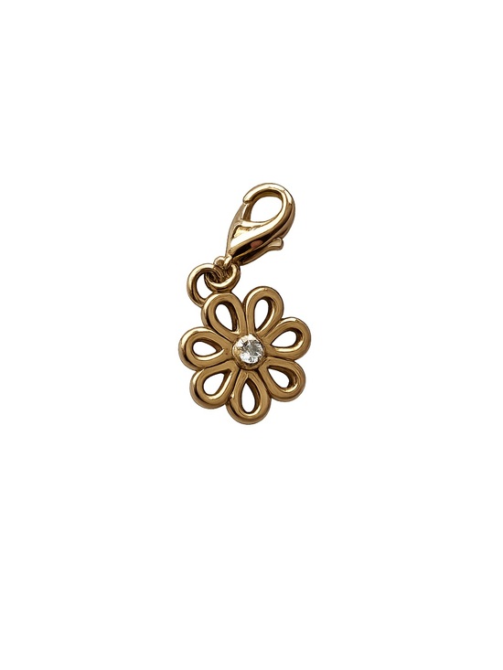 Thomas Sabo Jewelry - Thomas Sabo Gold Plated Sterling Silver Daisy Charm Authentic